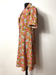 Robe 70's à fleurs