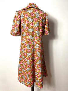 Robe 70's à fleurs