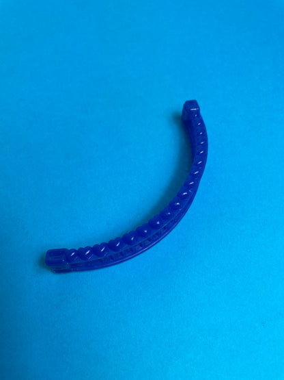 Barrette 80s bleue