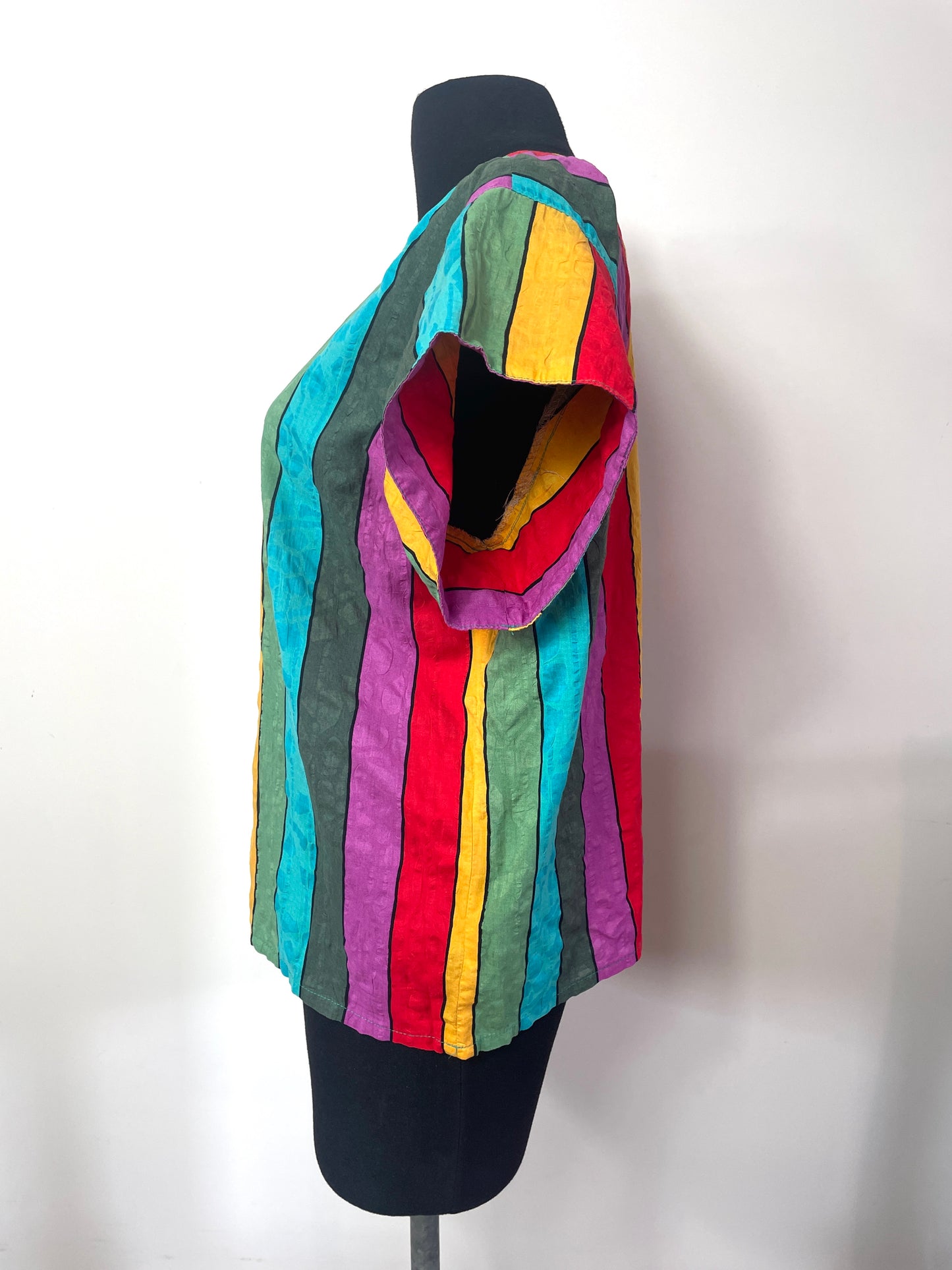 Blouse 90s rayée