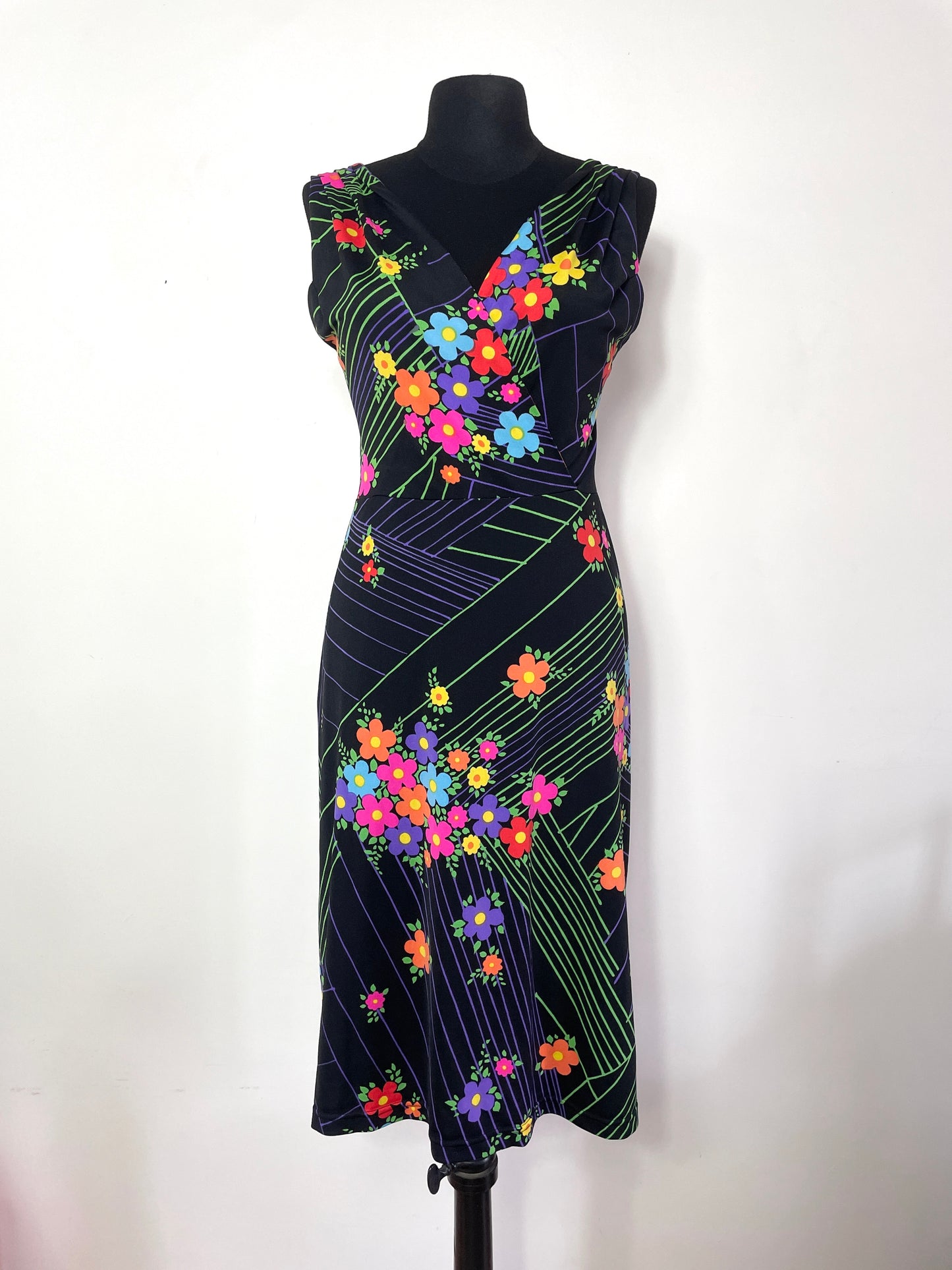 Robe 70's à fleurs