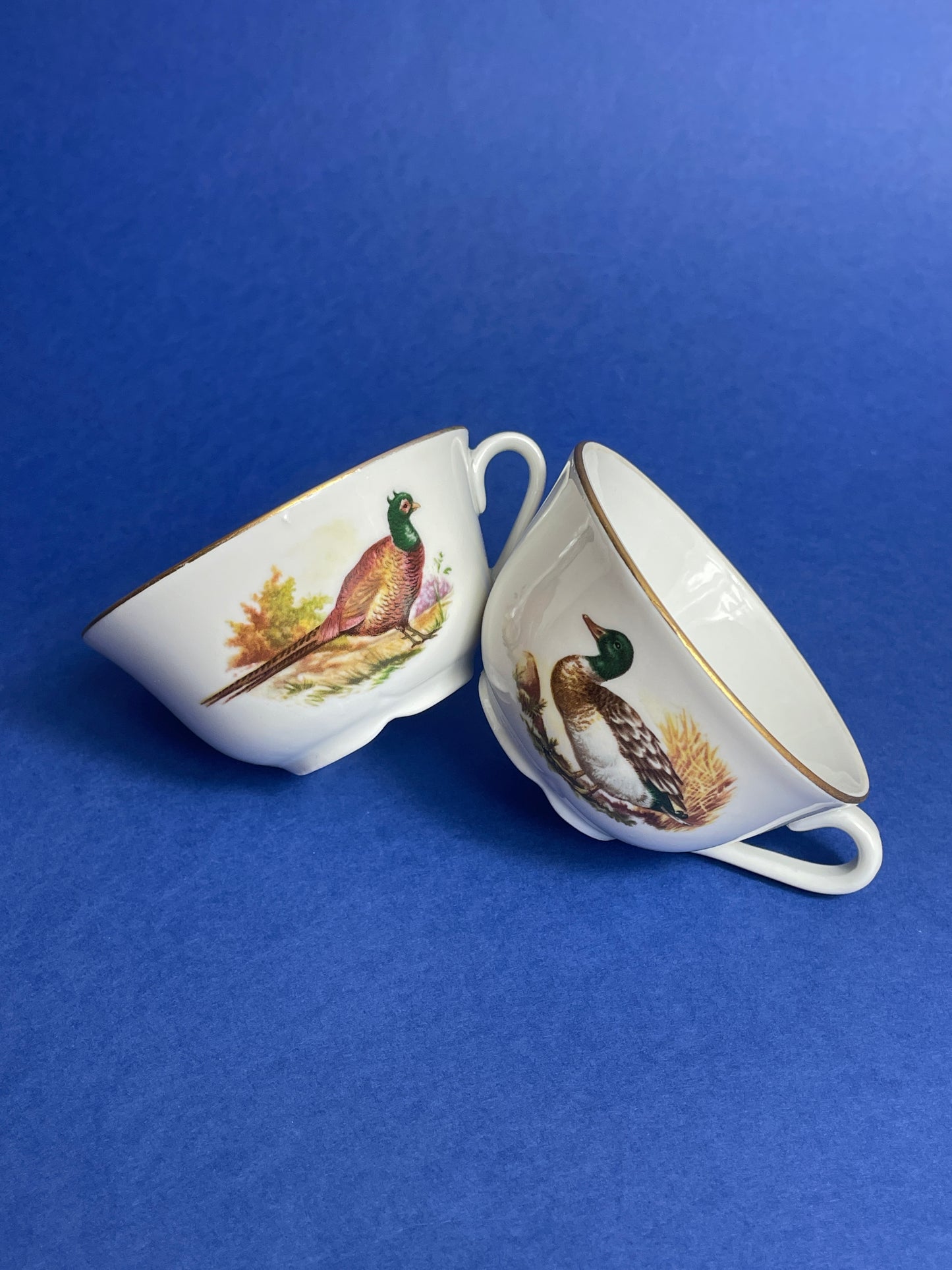 Tasses canard en porcelaine