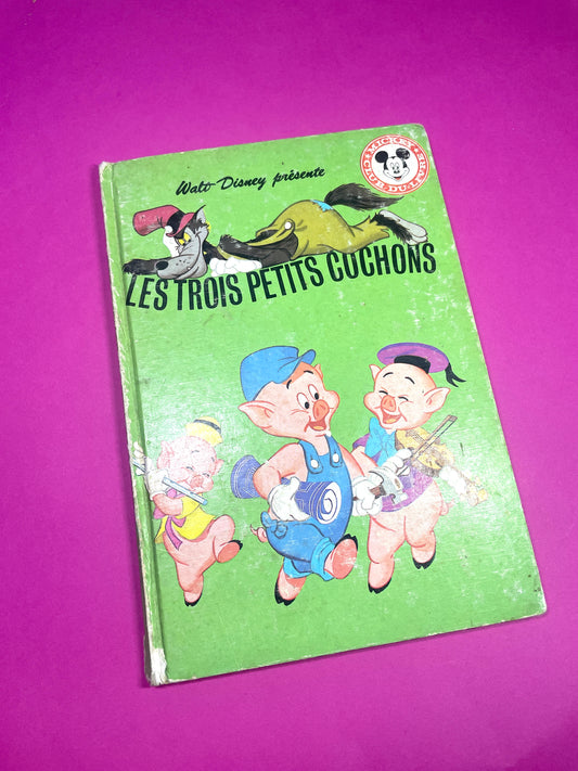 Mickey Club du livre Les Trois Petits Cochons 1979