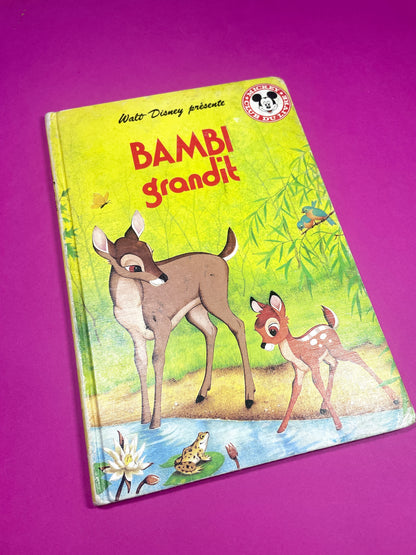 Mickey Club du livre Bambi Grandit 1978