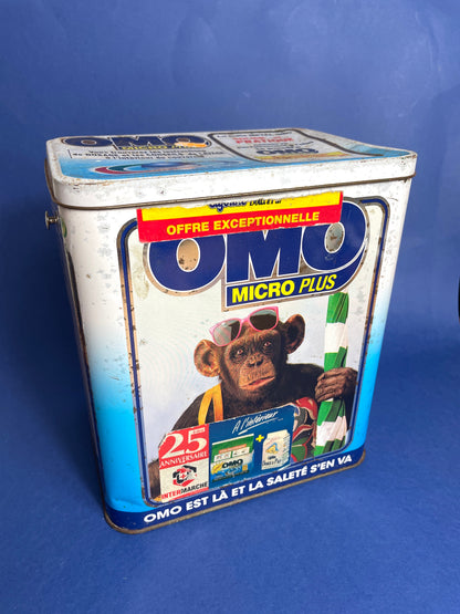 Boîte vintage lessive Omo