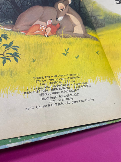 Mickey Club du livre Bambi Grandit 1978