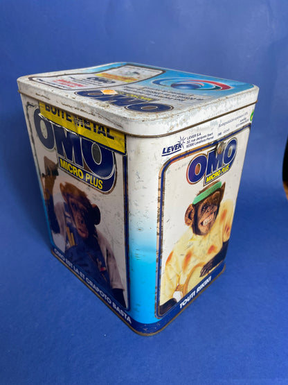 Boîte vintage lessive Omo
