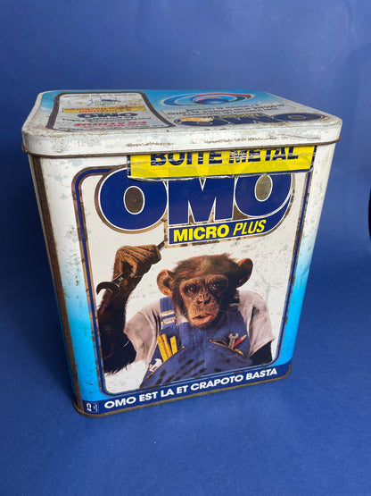 Boîte vintage lessive Omo