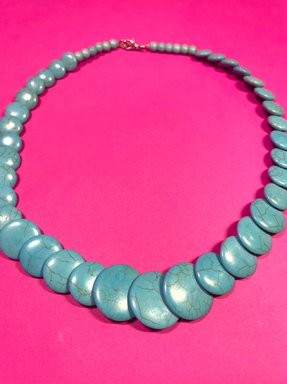 Collier vintage turquoise