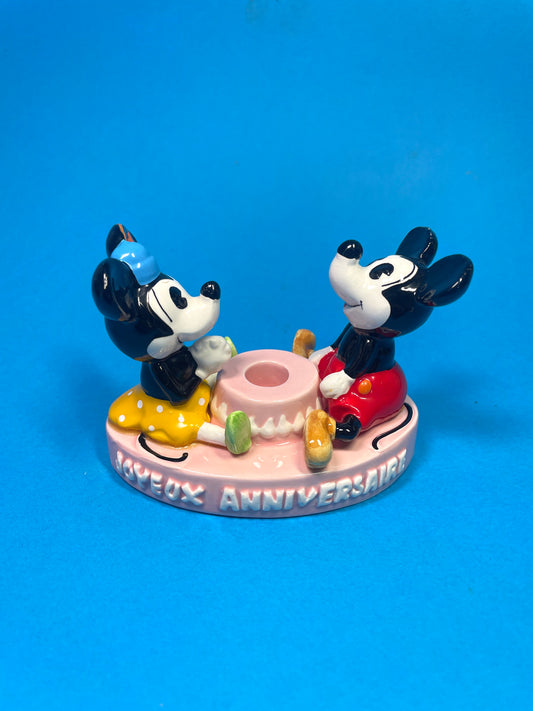 Bougeoir vintage Mickey & Minnie
