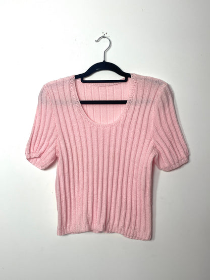 Top en maille pastel