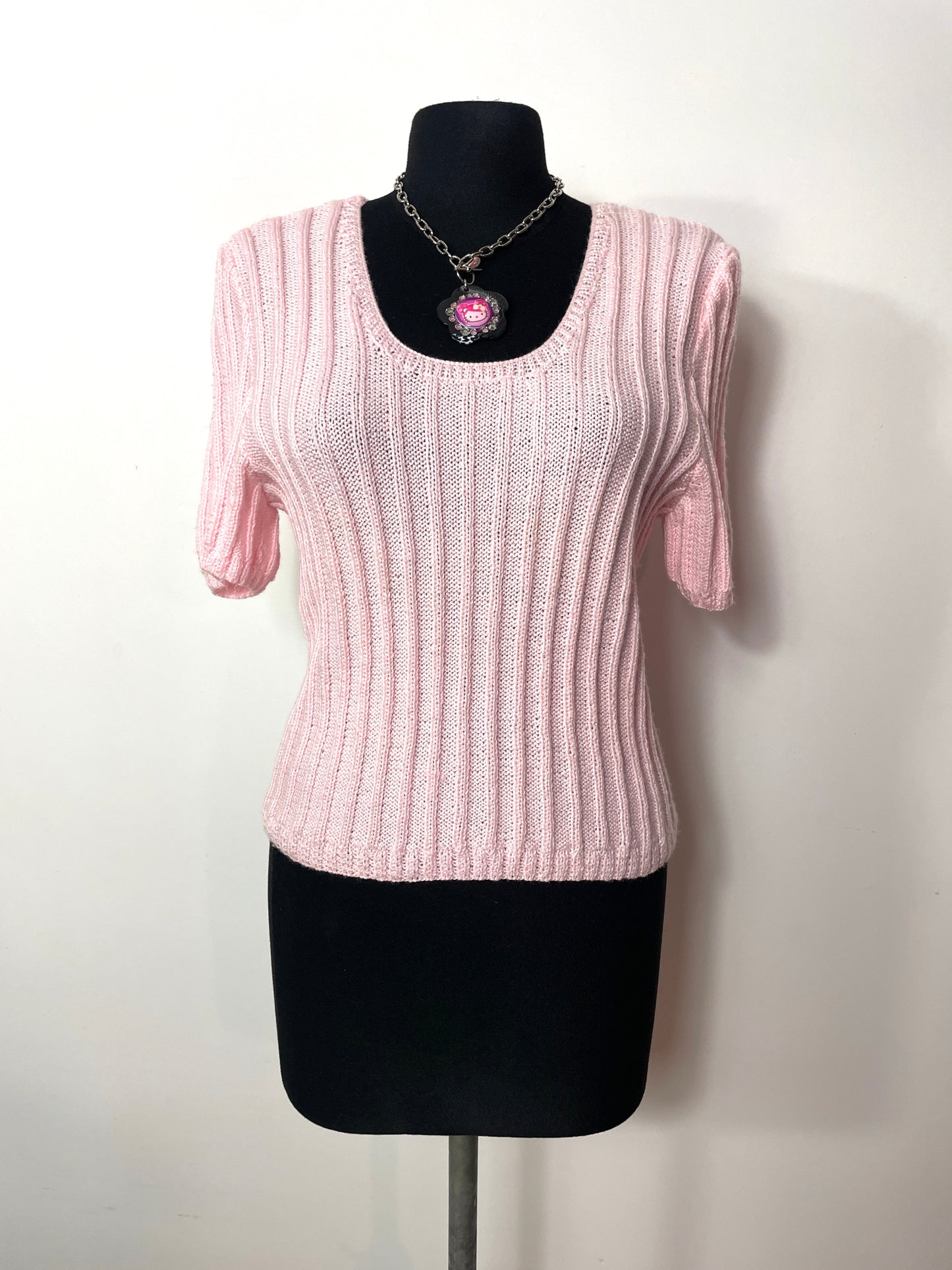 Top en maille pastel