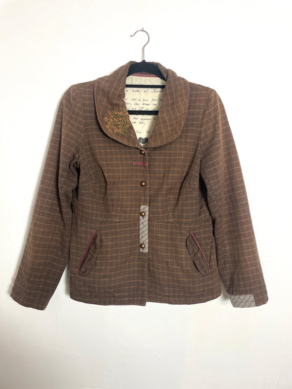 Veste y2k à carreaux