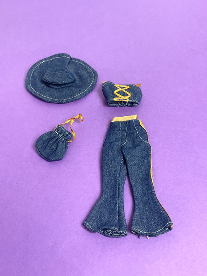 Ensemble poupée denim