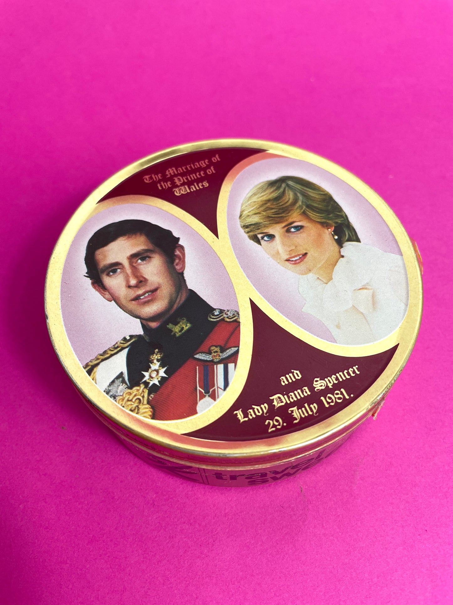 Boîte vintage Lady Di