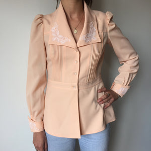 Chemisier vintage saumon taille 36
