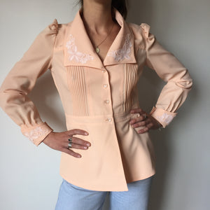 Chemisier vintage saumon taille 36