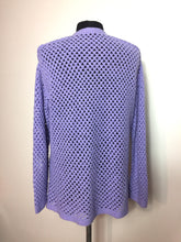 Charger l&#39;image dans la galerie, Cardigan vintage en crochet M/L
