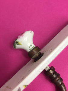 Poignée de porte en porcelaine