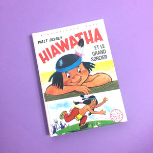 Livre Hiawatha Bibliothèque rose 1975