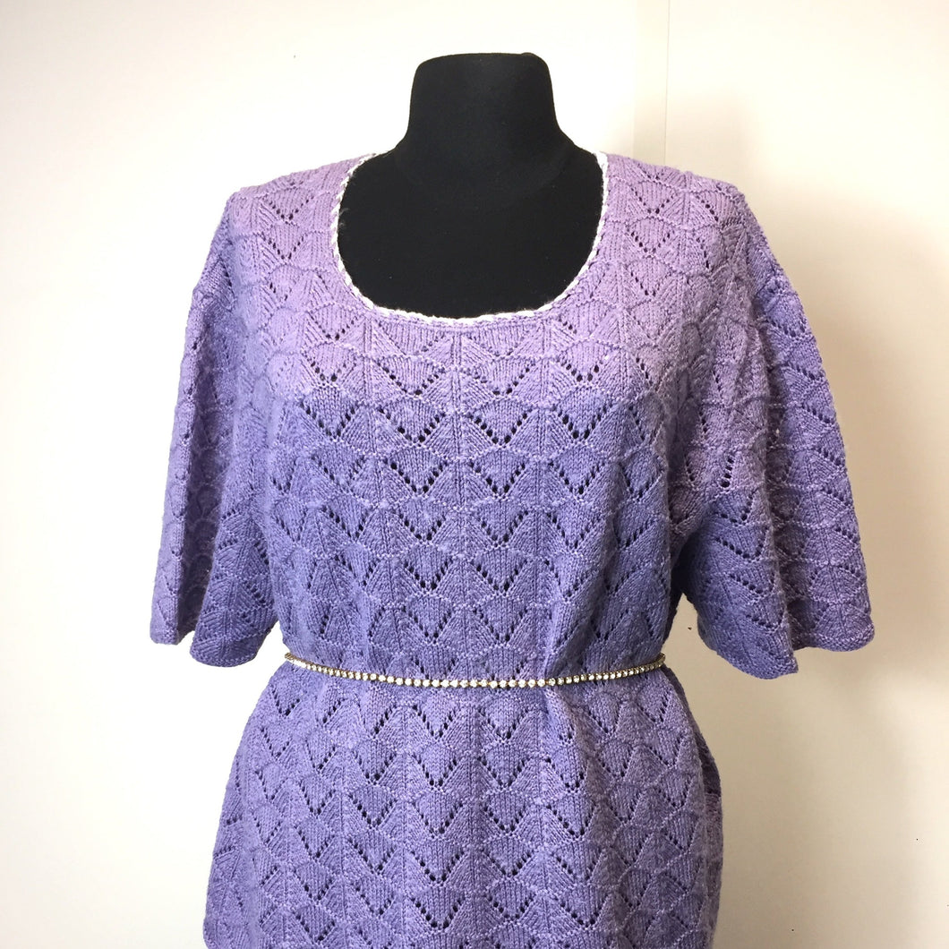 Top en maille lilas 48/50