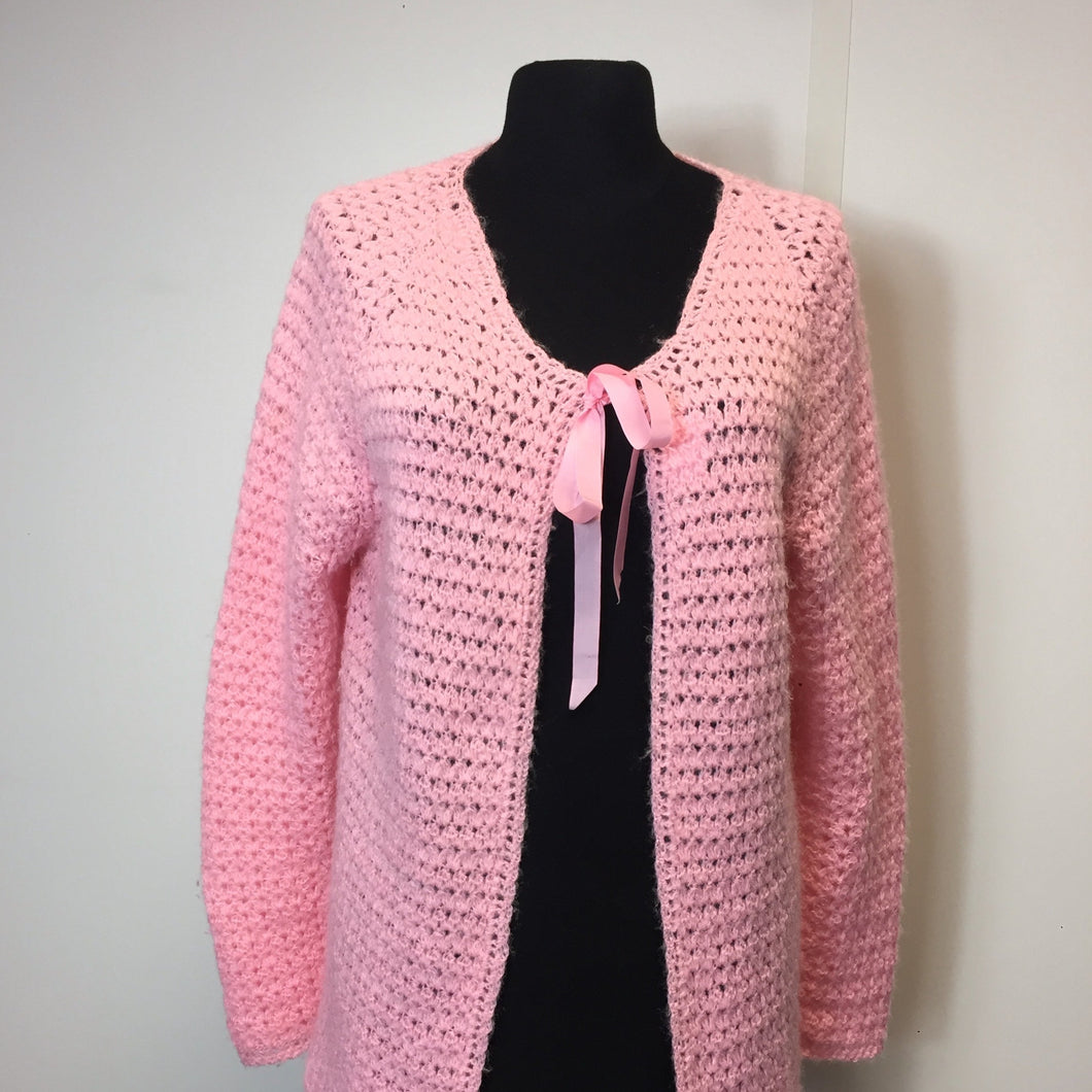 Liseuse 50's tricotée main M/L