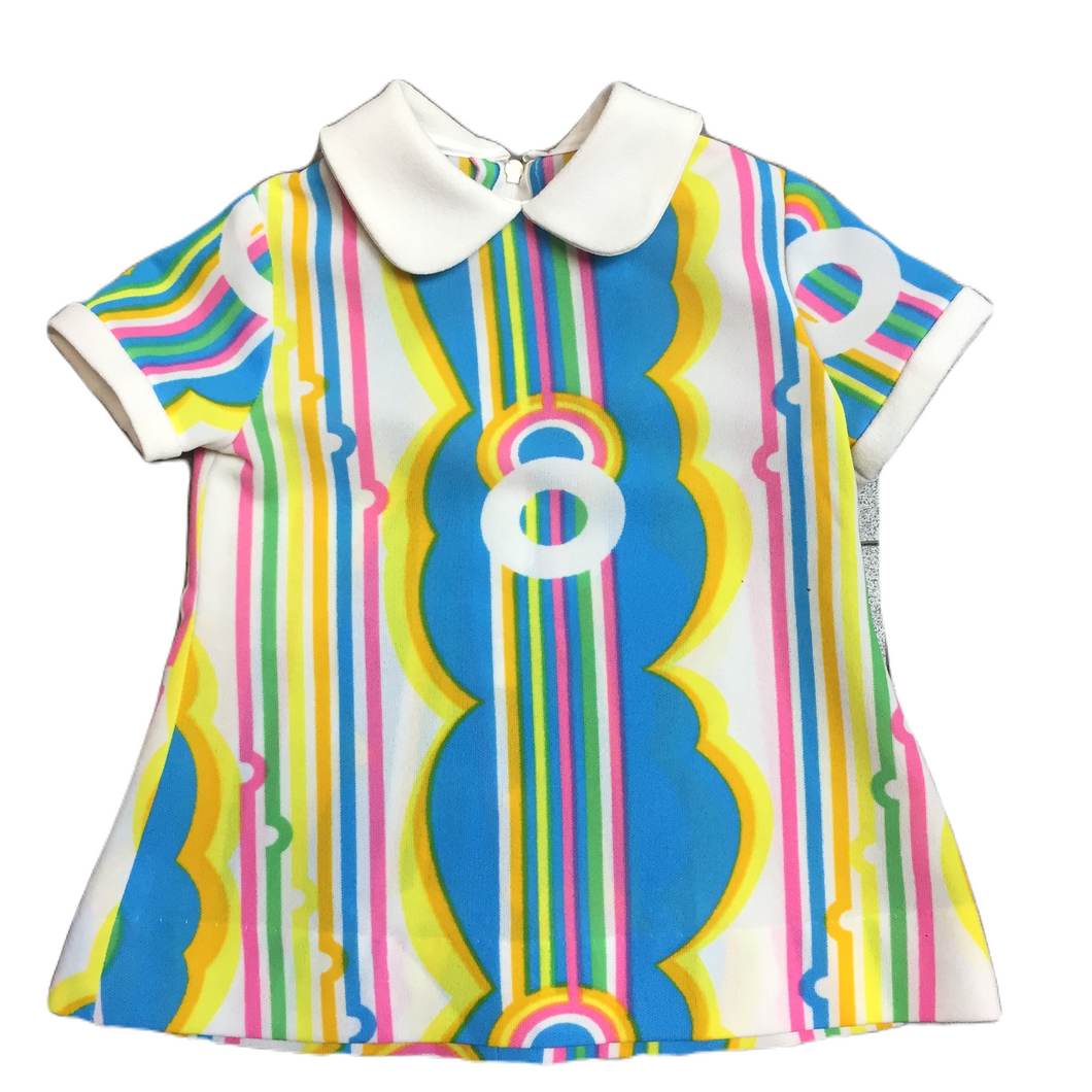 Robe 70's enfant 12-18 mois