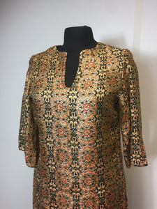 Tunique 70s en lamé 34/36