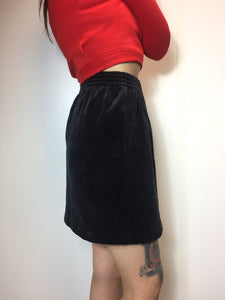 Mini jupe en velours vintage 36
