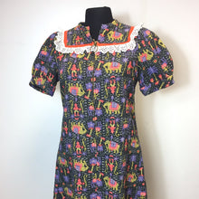 Charger l&#39;image dans la galerie, Robe 70&#39;s cousue main
