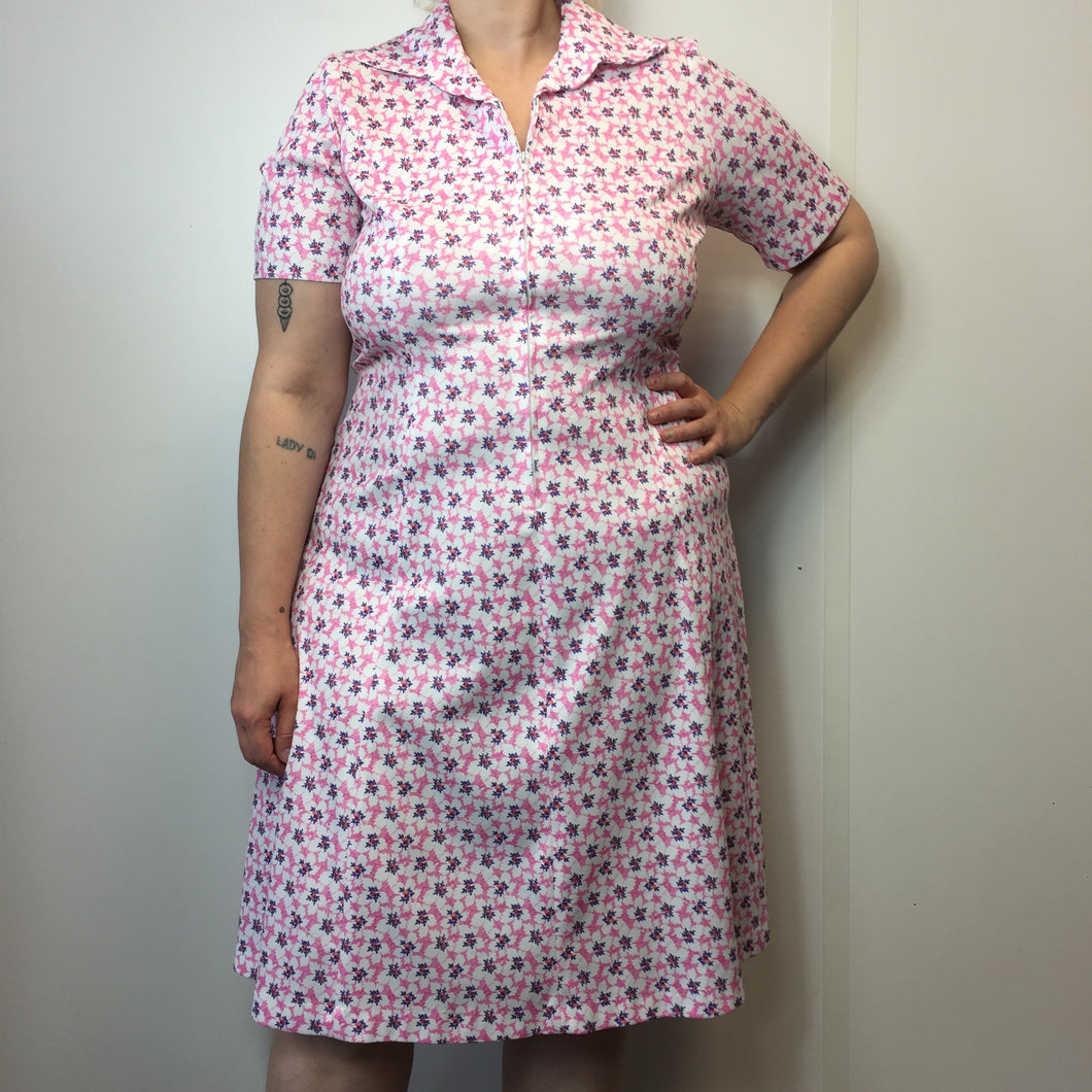Robe à fleurs taille 46/48