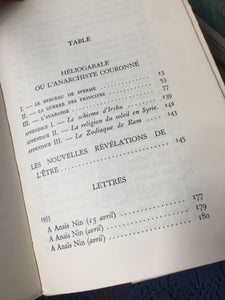 Antonin Artaud, Oeuvres Complètes tome VII 1967