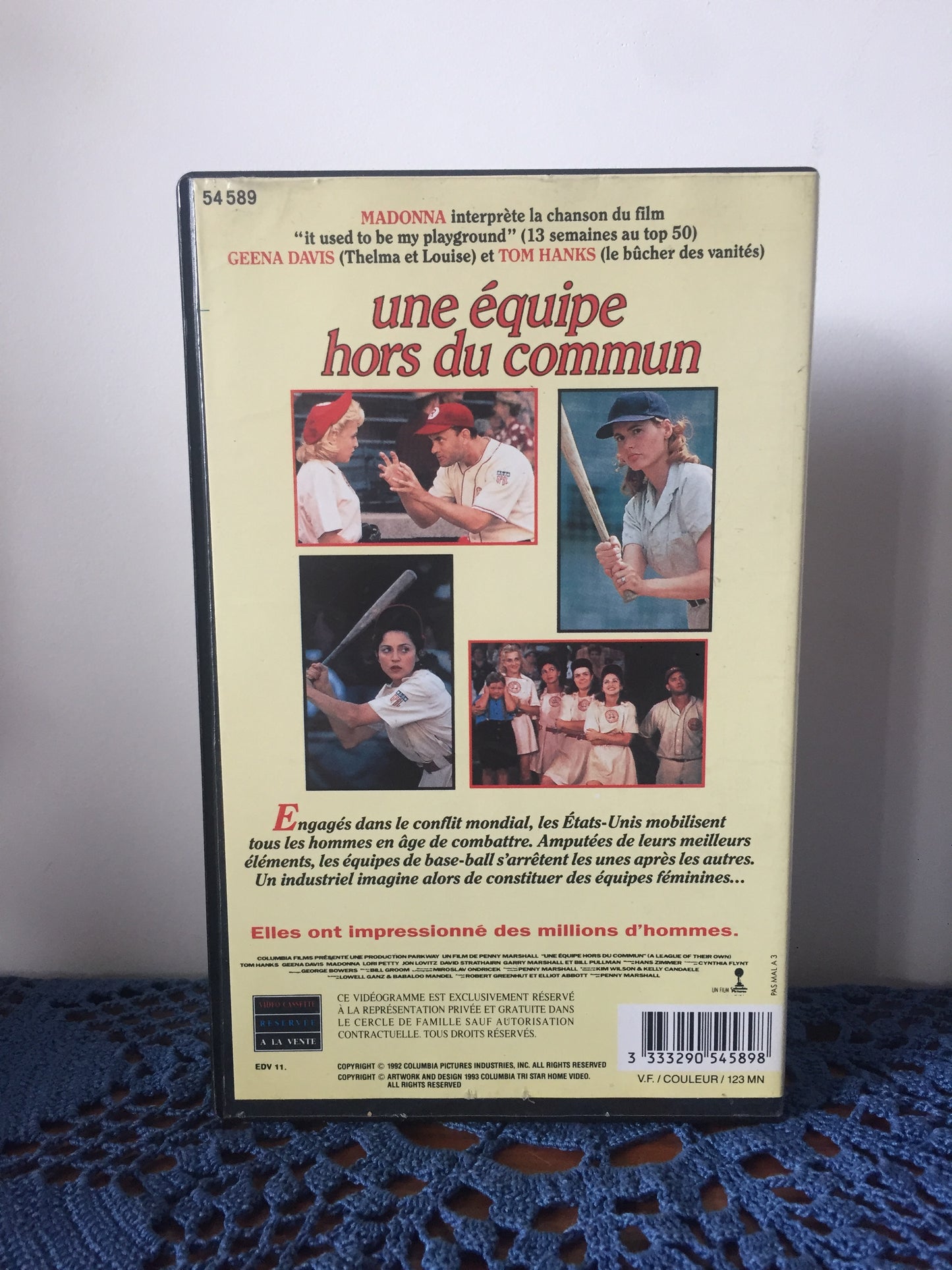 VHS Madonna Une équipe hors du commun 1992