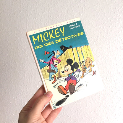 Livre Mickey Roi des détectives 1976