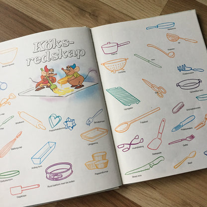 Livre de cuisine Disney (suédois) 1987