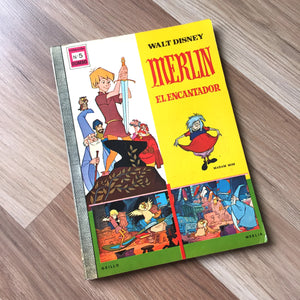 Bande dessinée Merlin l'enchanteur espagnol 1966