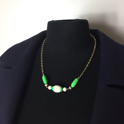 Collier bicolore