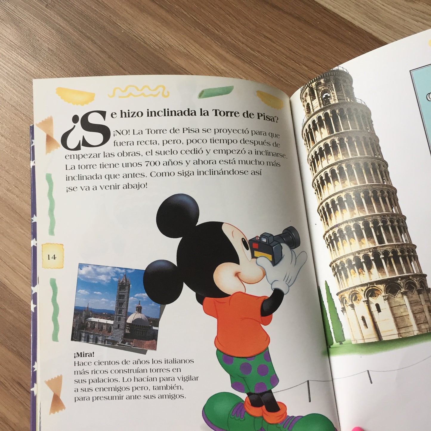 Livre Mickey espagnol 1996