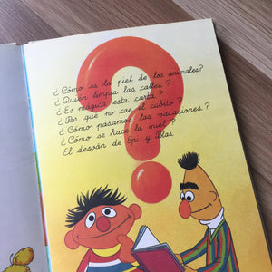 Livre Sesame Street espagnol 1985