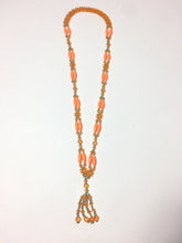Charger l&#39;image dans la galerie, Sautoir perles orange
